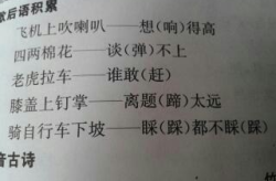 关于汉字的谐音,汉字中的巧妙音韵艺术